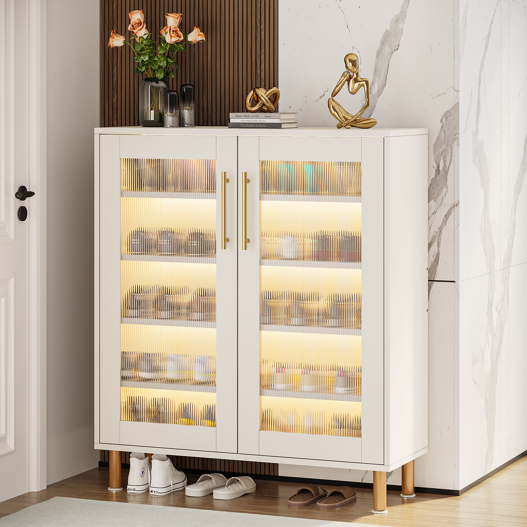 Willa Arlo™ Interiors 22 Pair Shoe Storage Cabinet With